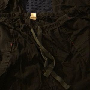3XP black WonderWink scrub pants